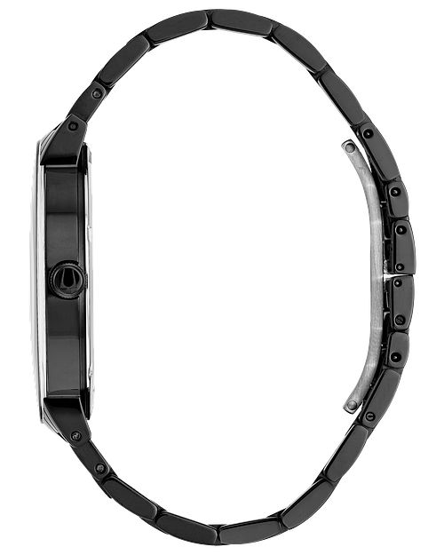 Bulova Futuro Men's Diamond Black Dial Modern Watch | Bulova