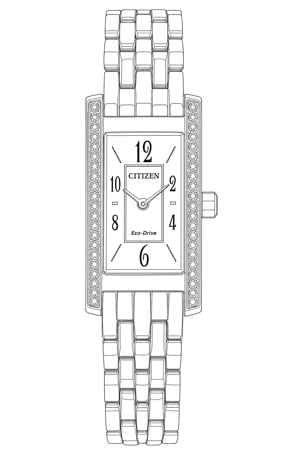 Watch technical diagram