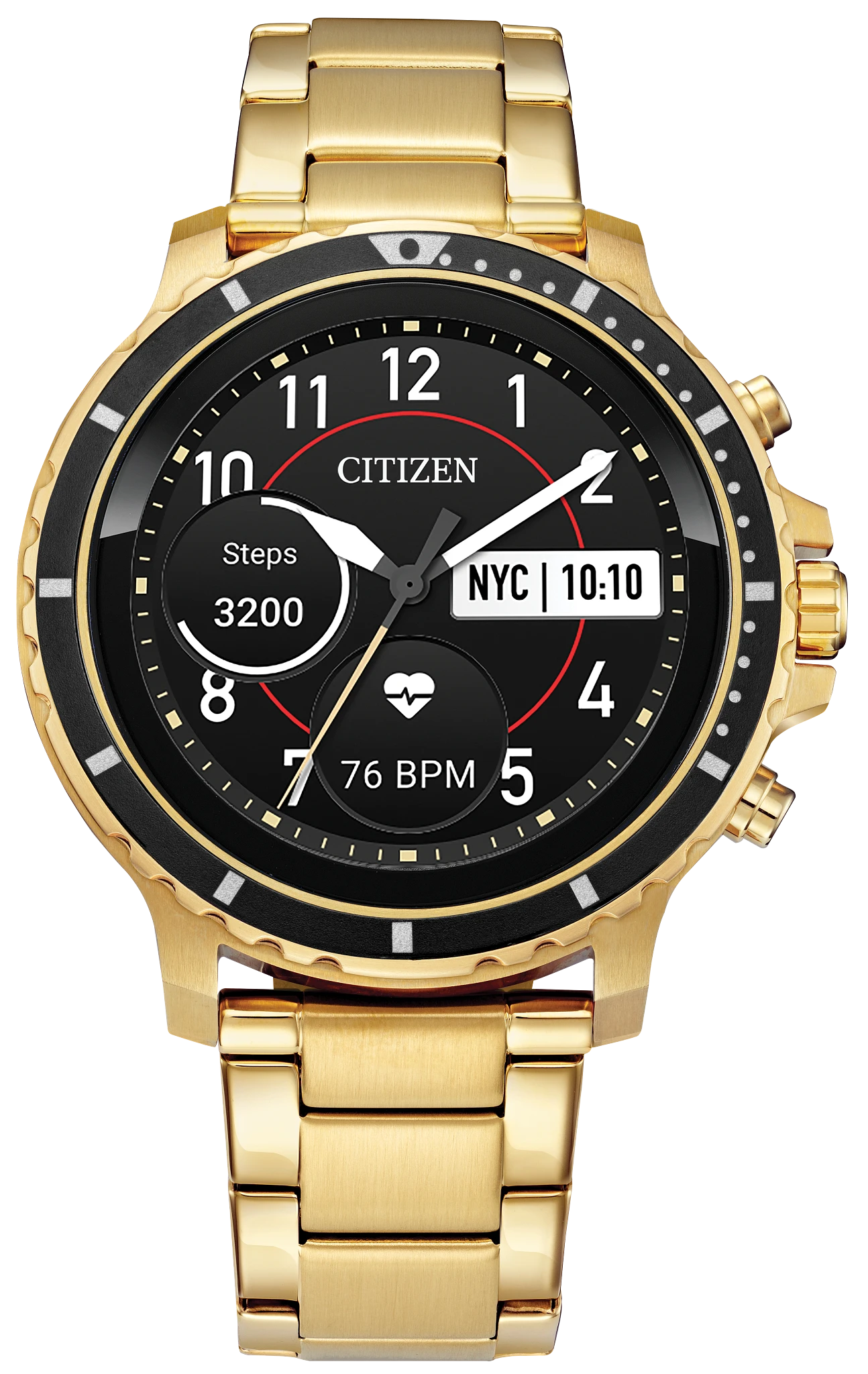 シチズン Citizen スマートウォッチ ステンレス CZ メンズ 44MM（CZ 