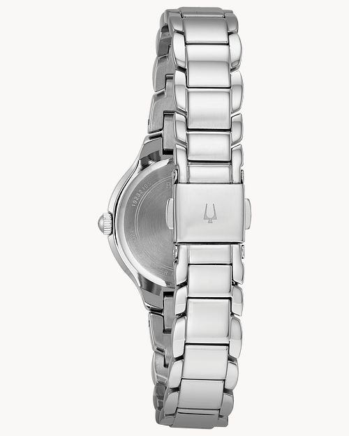 Bulova watch women's silver best sale
