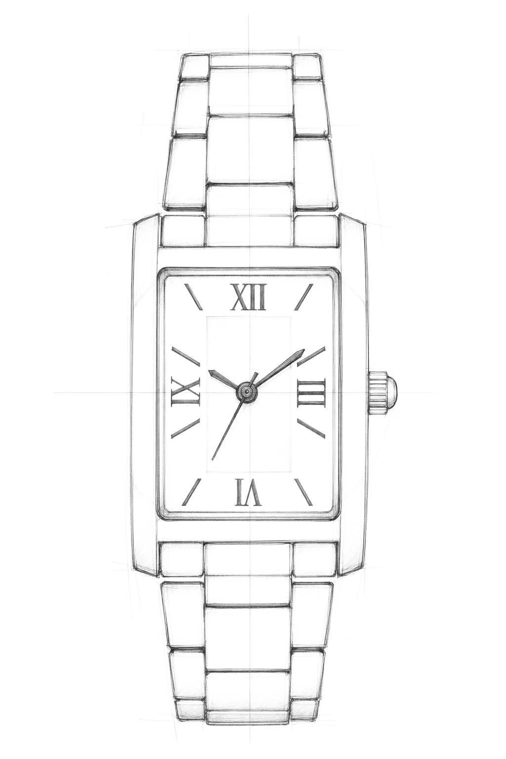 Watch technical diagram