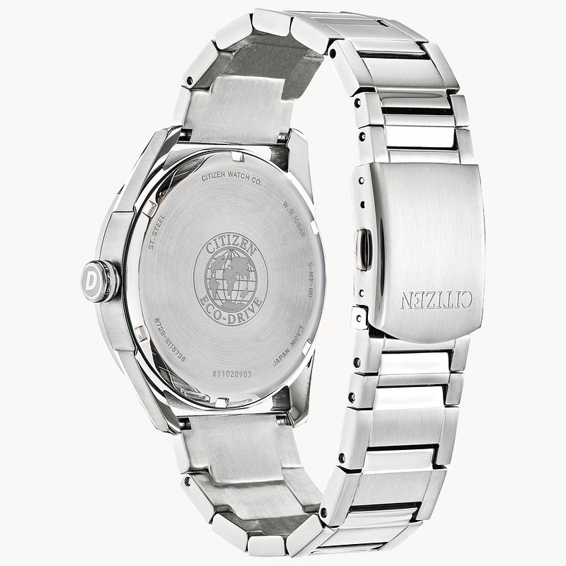 Citizen CTO Eco Drive Silver Stainless Steel Watch CITIZEN