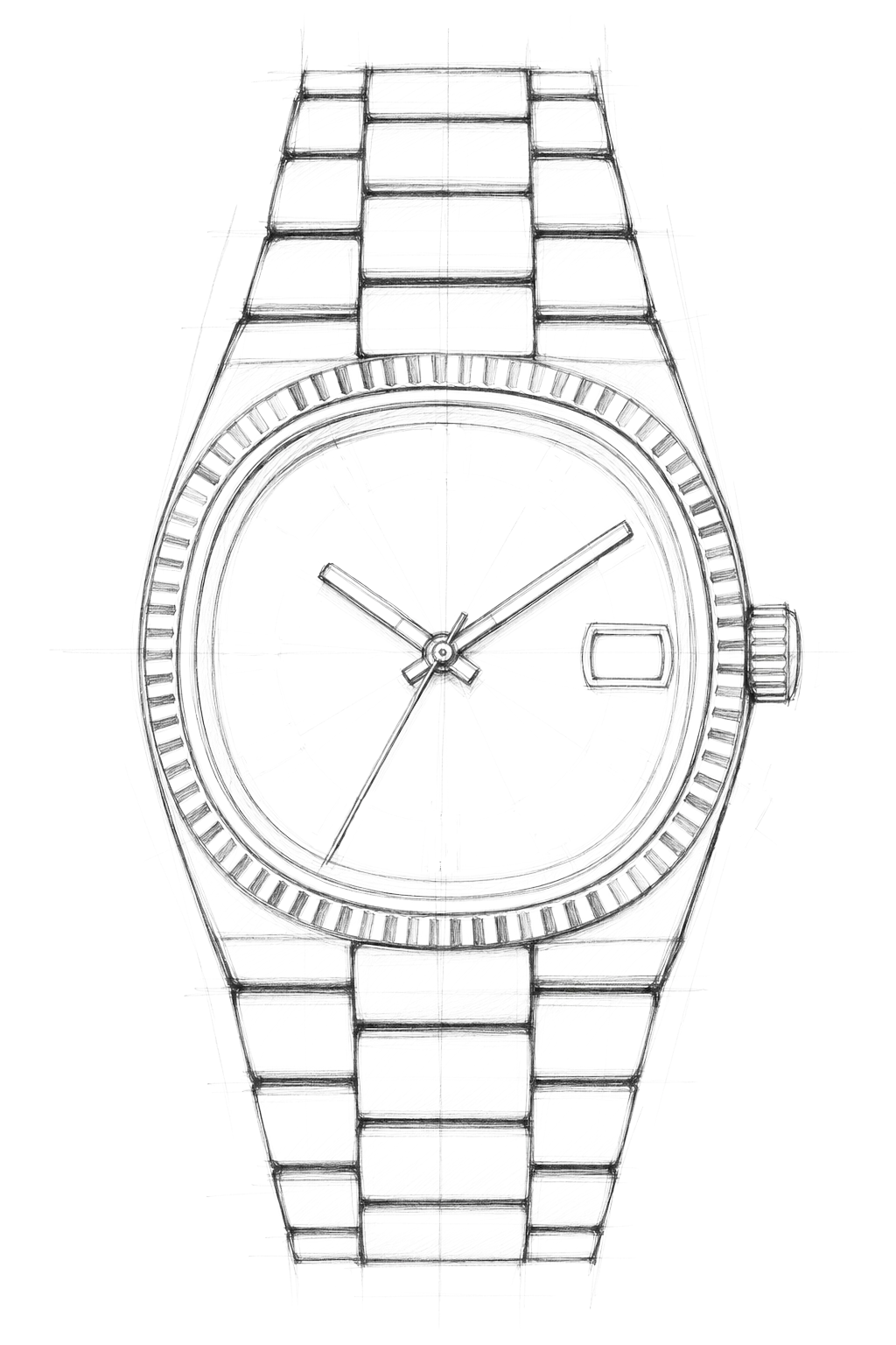 Watch technical diagram