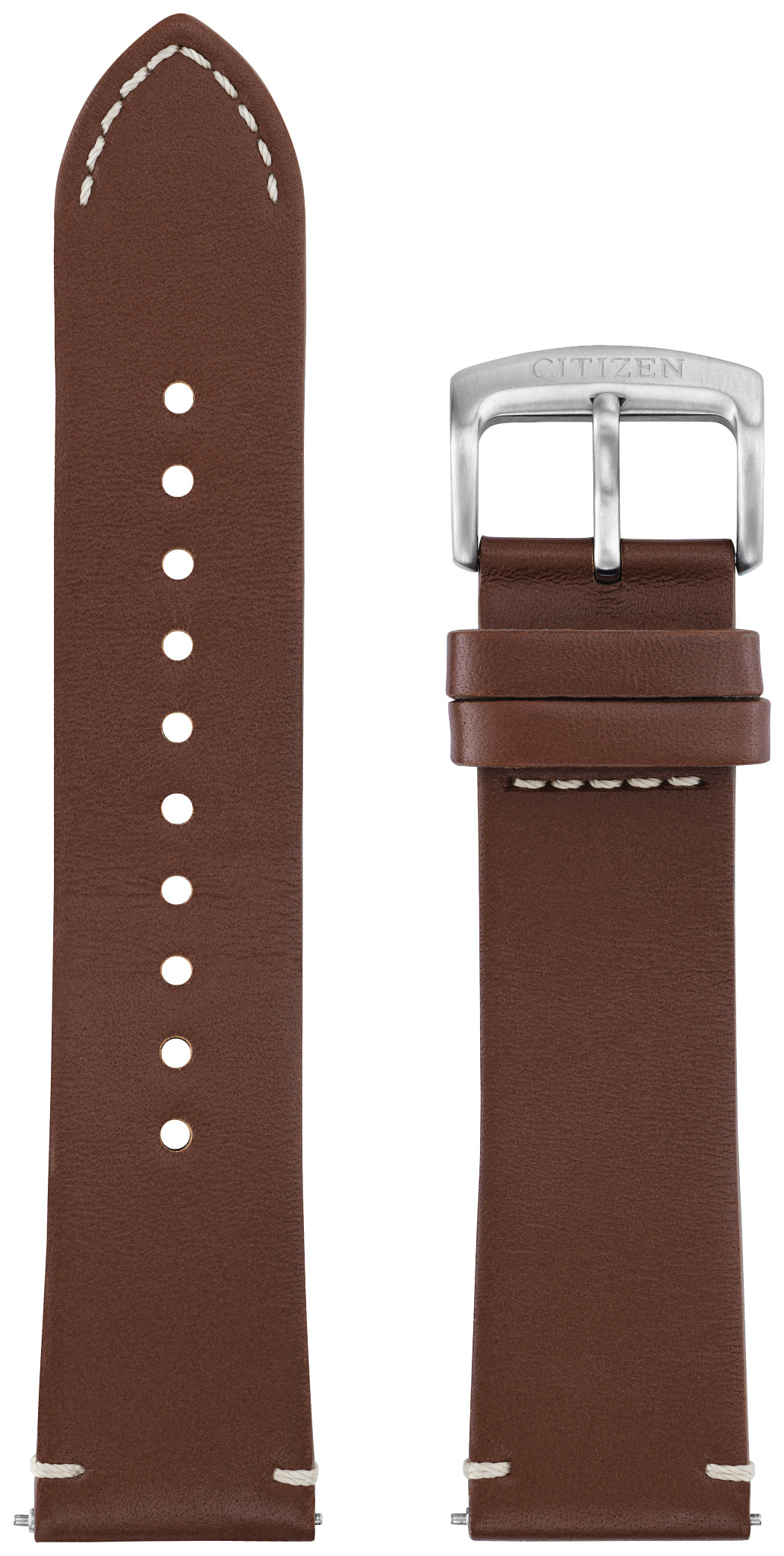 Brown Leather Strap (22mm)