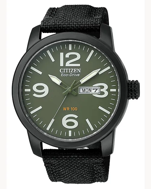 Chandler Green Dial Nylon Strap BM8475-00X | CITIZEN Chandler Green Dial Nylon Strap BM8475-00X | CITIZEN