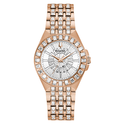 Bulova crystal top women's watch