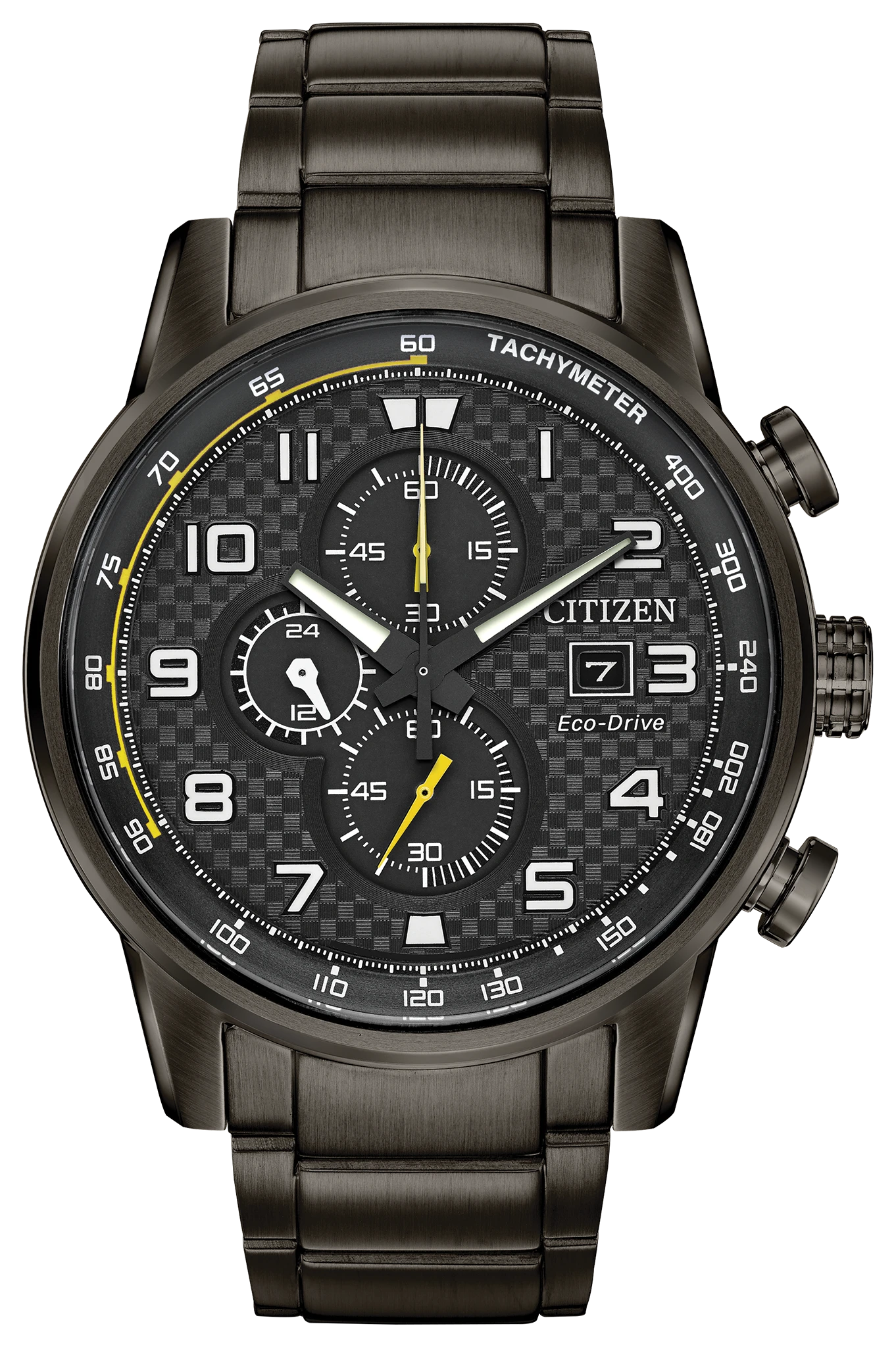 Citizen Primo Men's Eco-Drive Gray Stainless Steel Watch