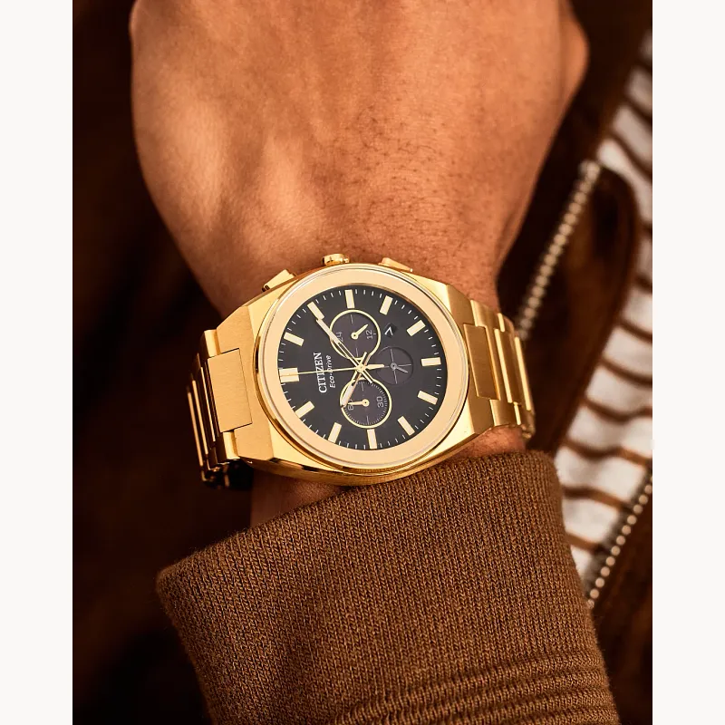 Axiom SC Black Dial Stainless Steel Bracelet CA4582-54E CITIZEN