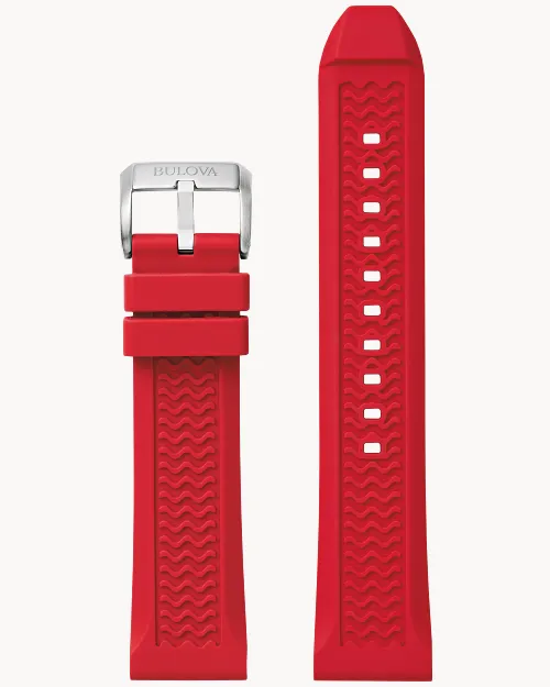 Red Silicone Strap image number 0