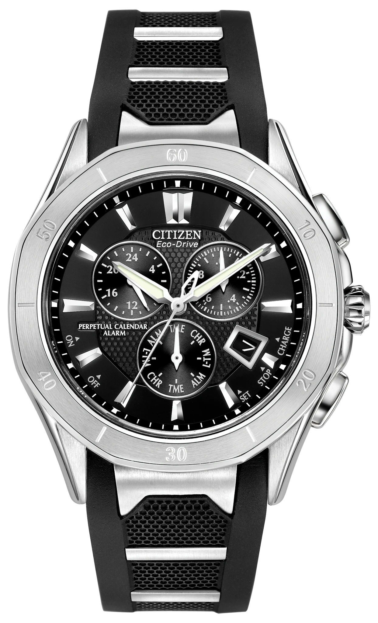 Octavia - Men's Eco-Drive BL5460-00E Octagonal Steel Case Watch