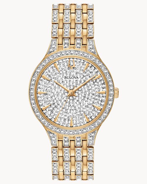 Bulova watch discount gold and silver