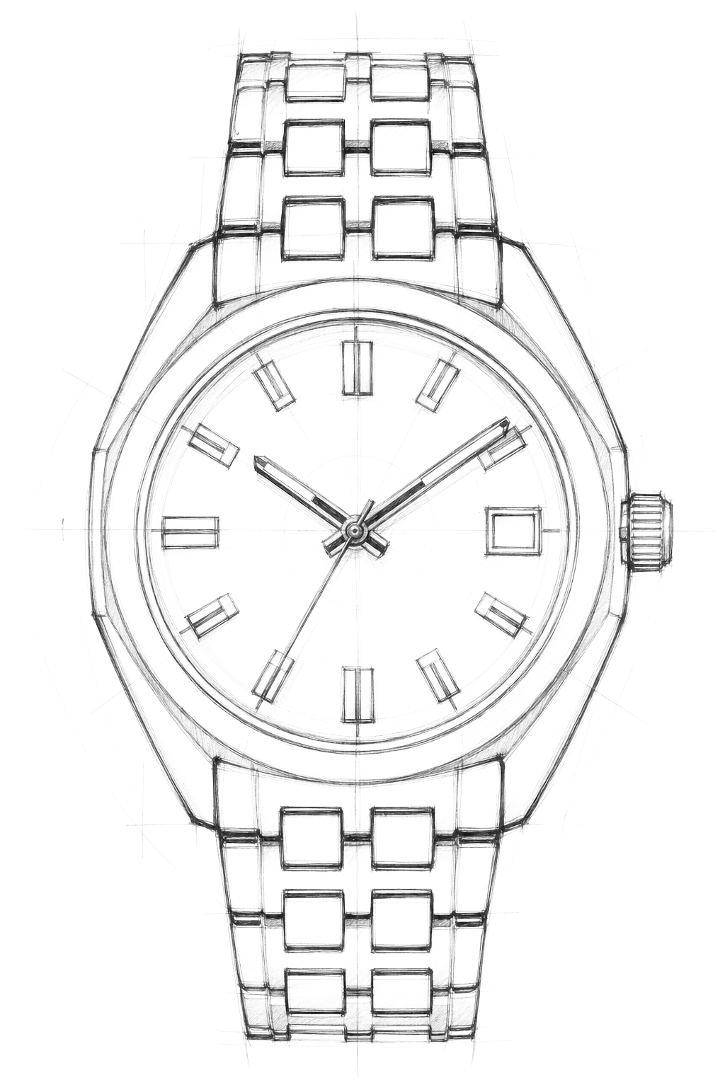 Watch technical diagram