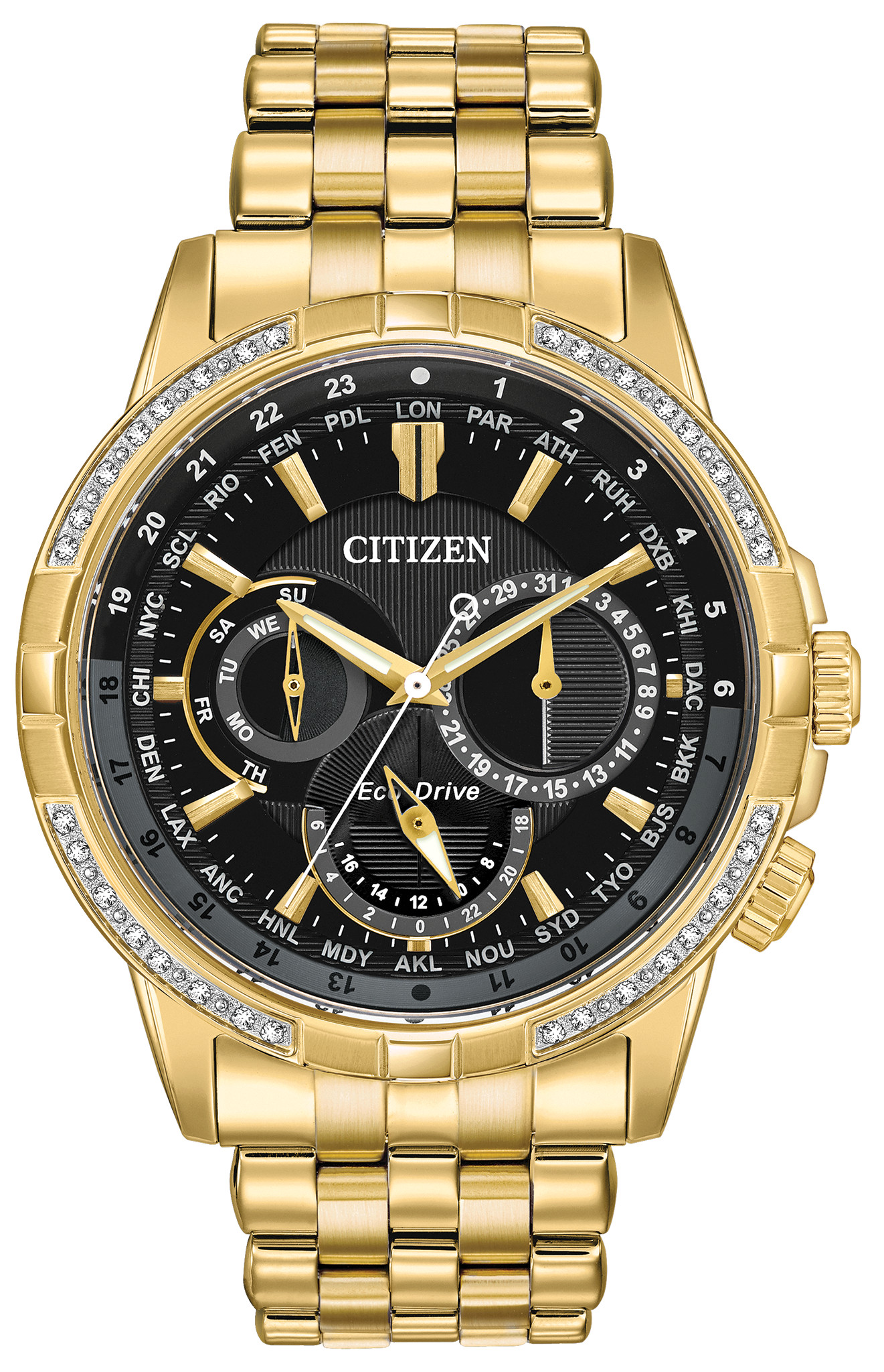 citizen eco drive watch diamonds