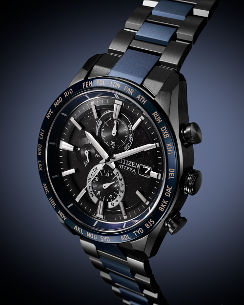 ATTESA Black Dial Super Titanium Bracelet AT8187-75E | CITIZEN ATTESA Black Dial Super Titanium Bracelet AT8187-75E | CITIZEN