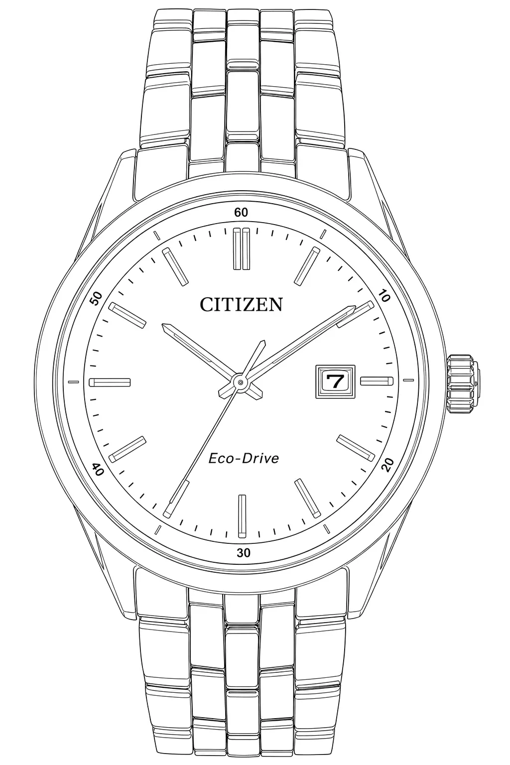 Watch technical diagram