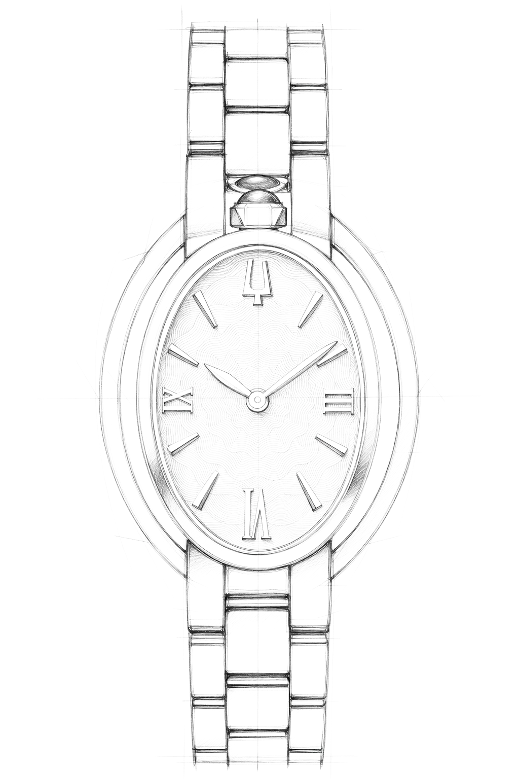 Watch technical diagram