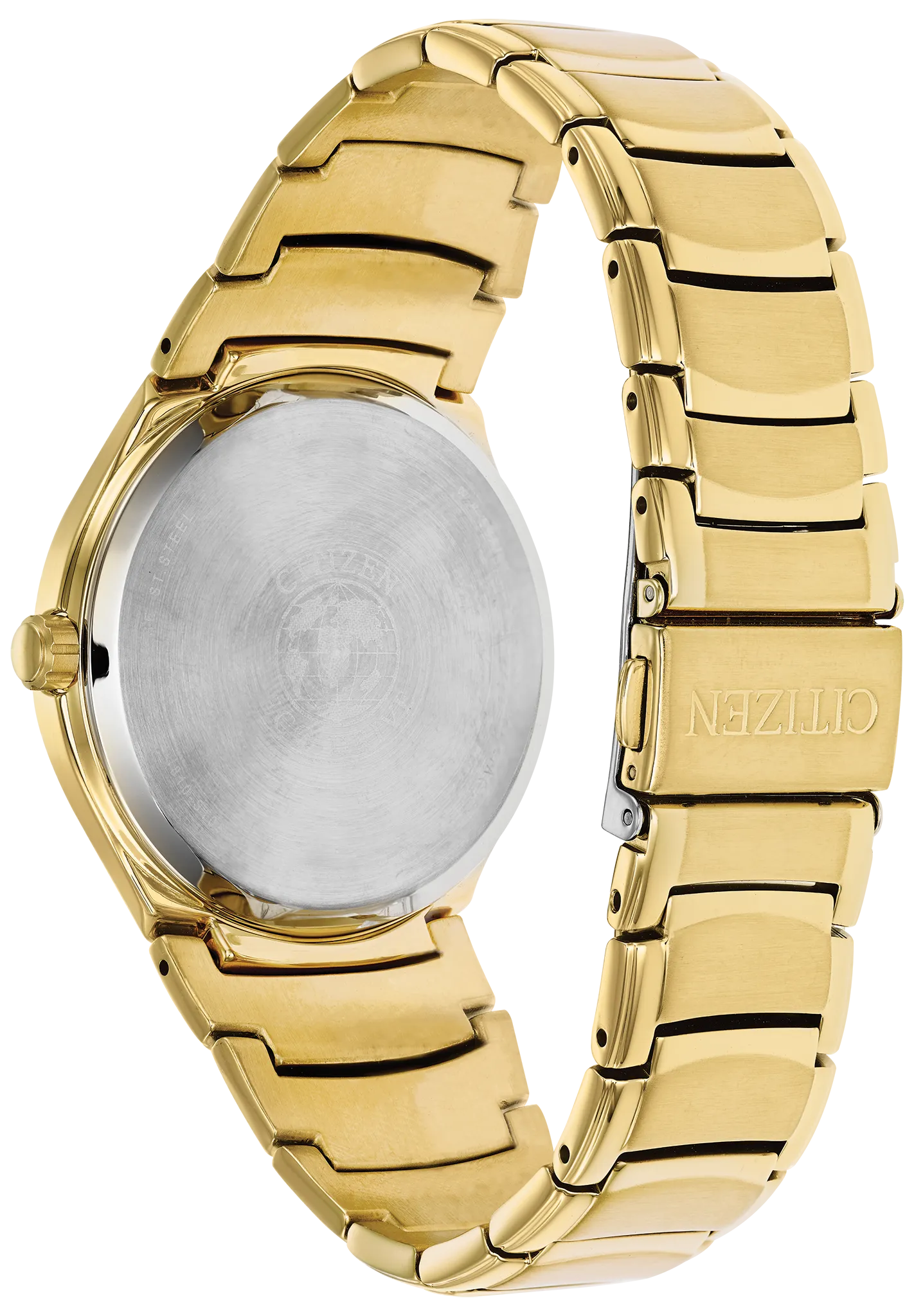 Pardigm - Men's Eco-Drive Gold Tone Champagne Dial Date Watch