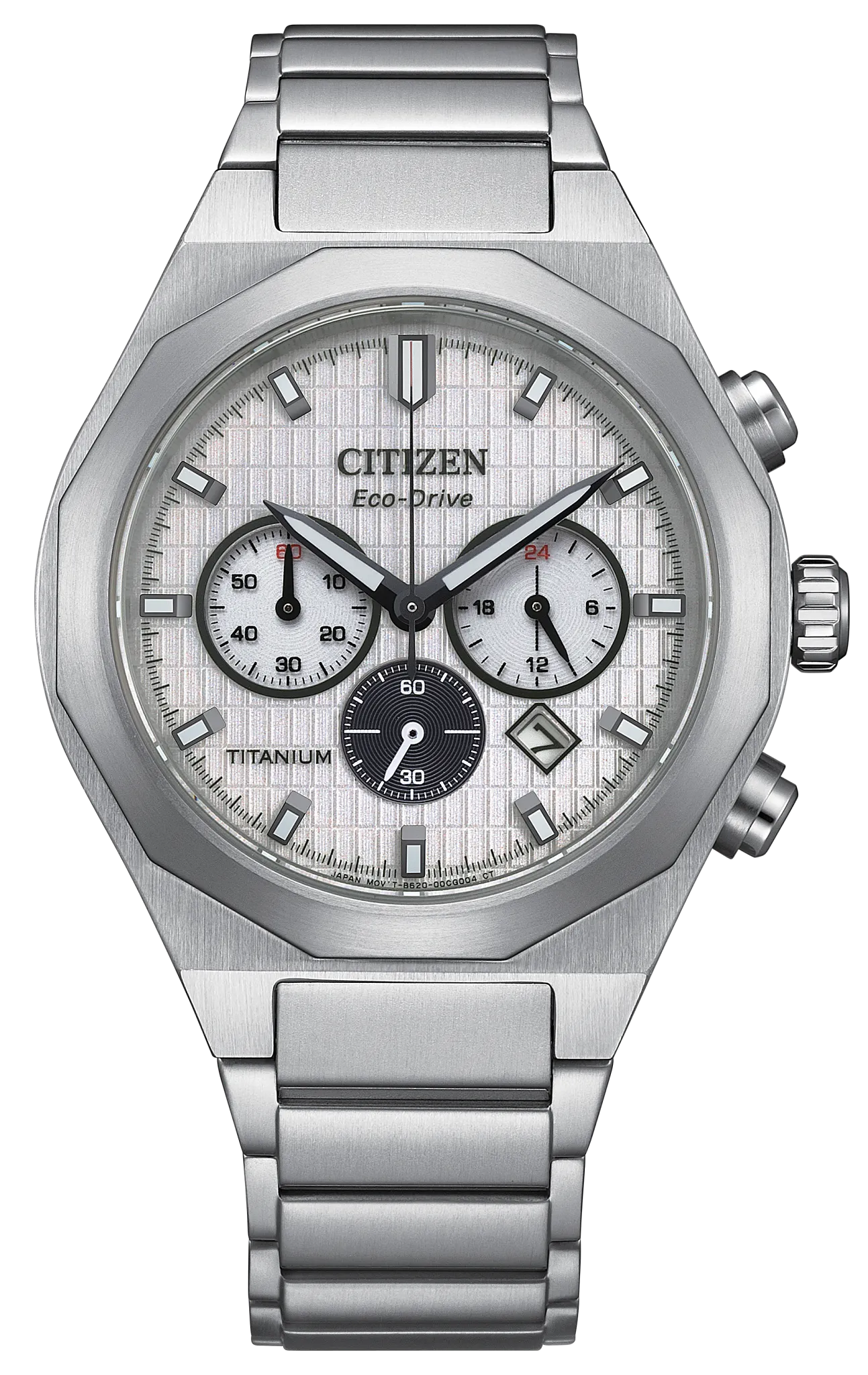 Citizen Eco-Drive チタン H800-T024190 Tsuki-yomi A-T Gray Dial