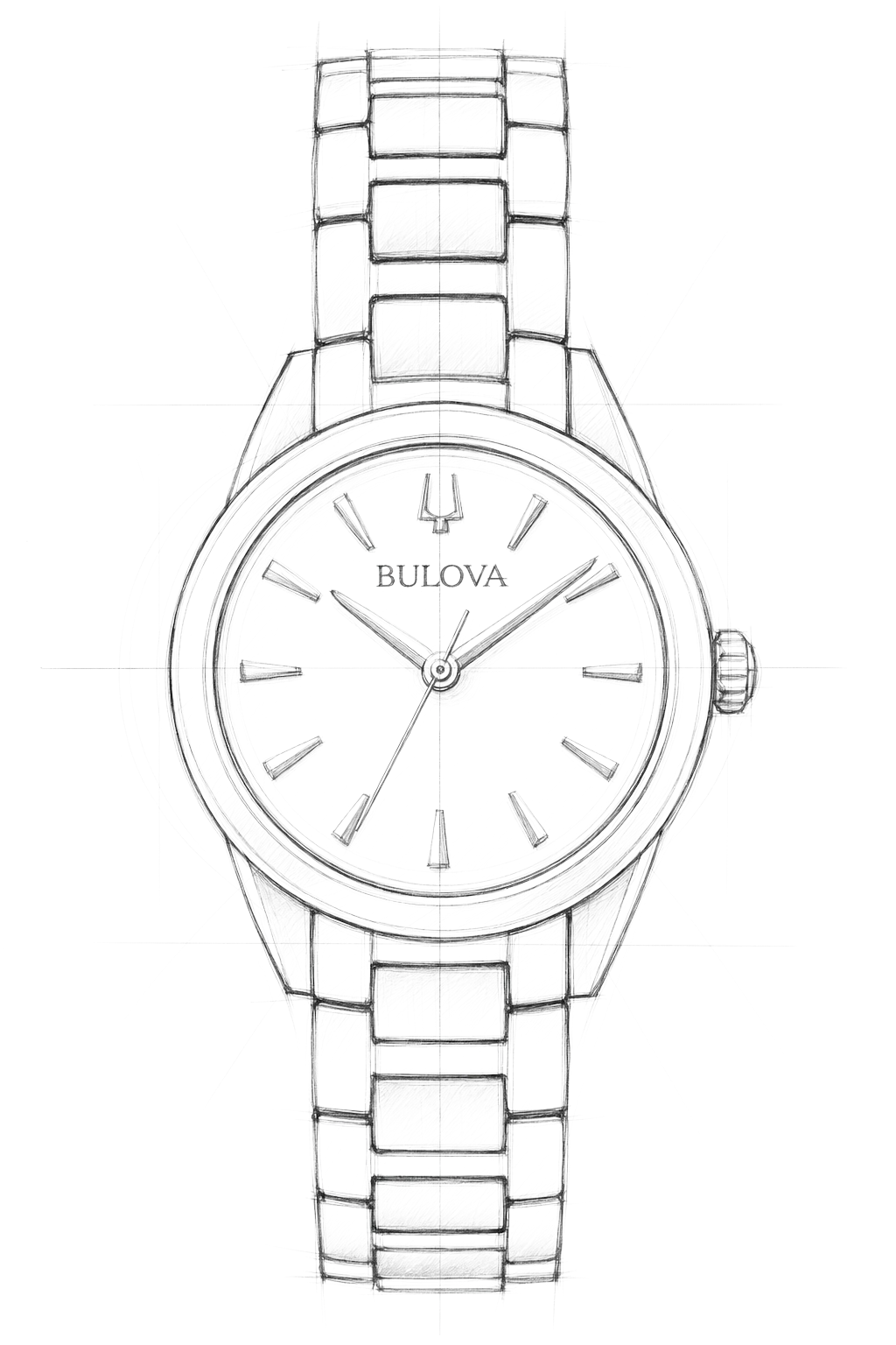 Watch technical diagram