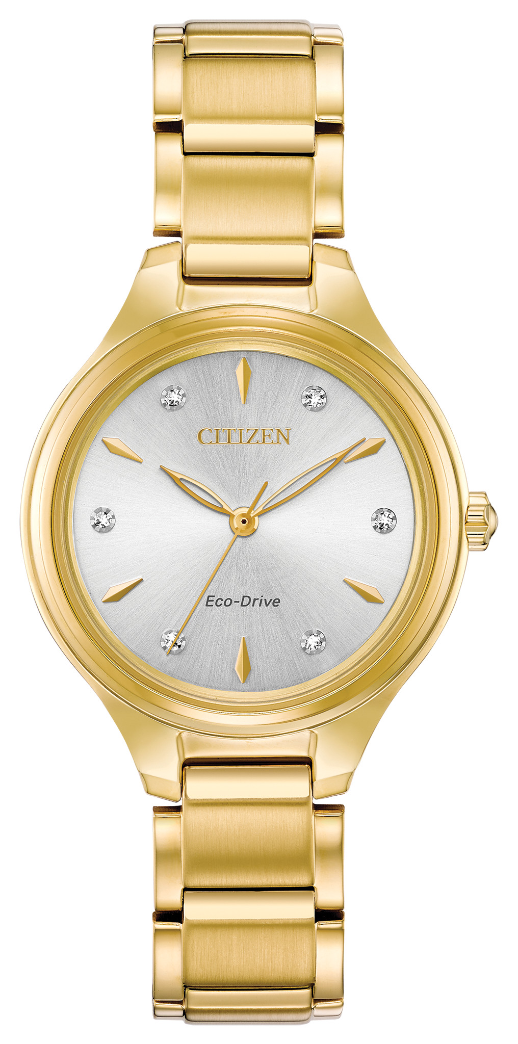 Corso - Ladies Eco-Drive FE2102-55A Silver White Dial Watch | CITIZEN