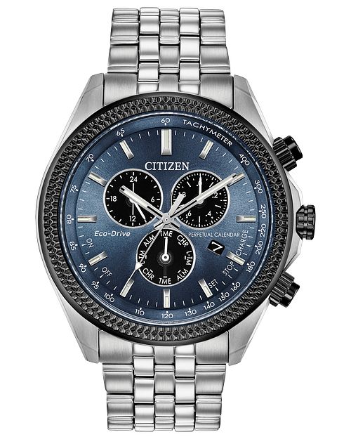 Citizen Classic Eco-Drive Blue Dial Stainless Steel Watch | CITIZEN