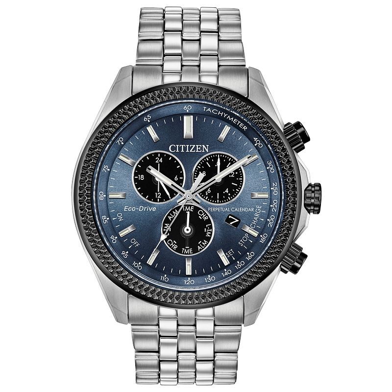 Citizen Classic Eco-Drive Blue Dial Stainless Steel Watch | CITIZEN