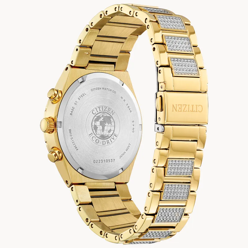 Crystal Blue Dial Stainless Steel Bracelet CA0752-58L | CITIZEN Crystal Blue Dial Stainless Steel Bracelet CA0752-58L | CITIZEN