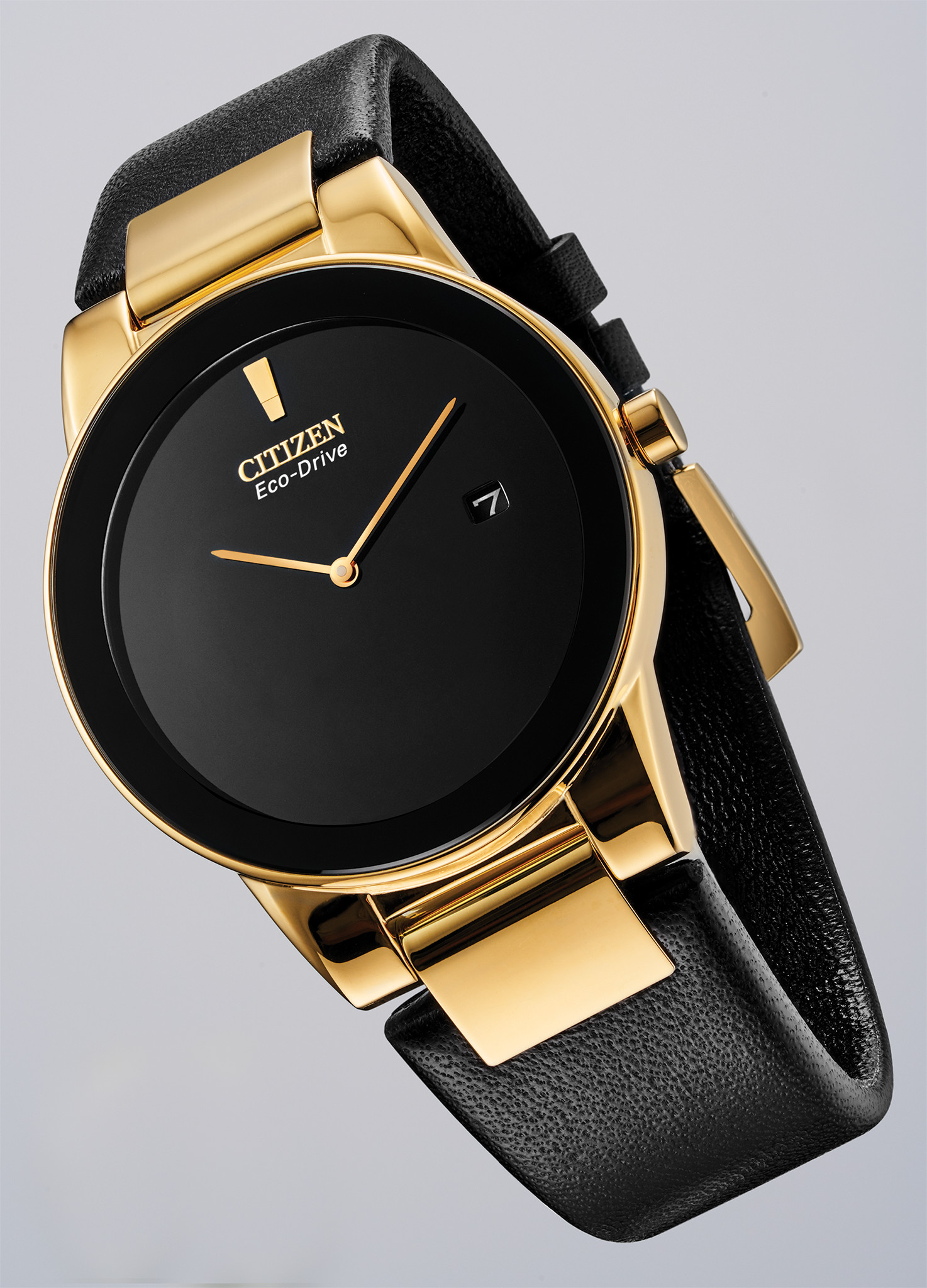 citizen eco drive axiom gold