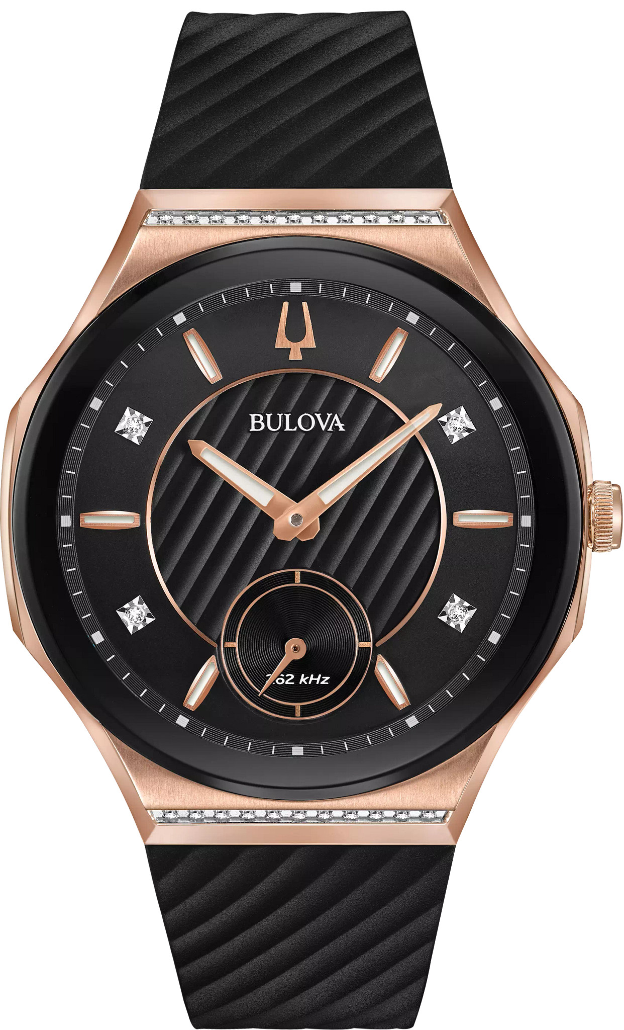 bulova curv diamond watch