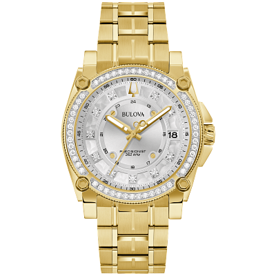 Bulova women's precisionist watch hotsell