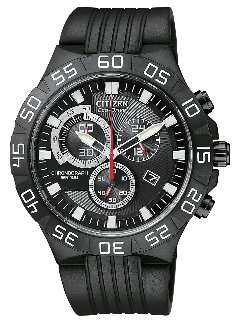 Brycen Black Dial Polyurethane Strap AT2095-07E | CITIZEN