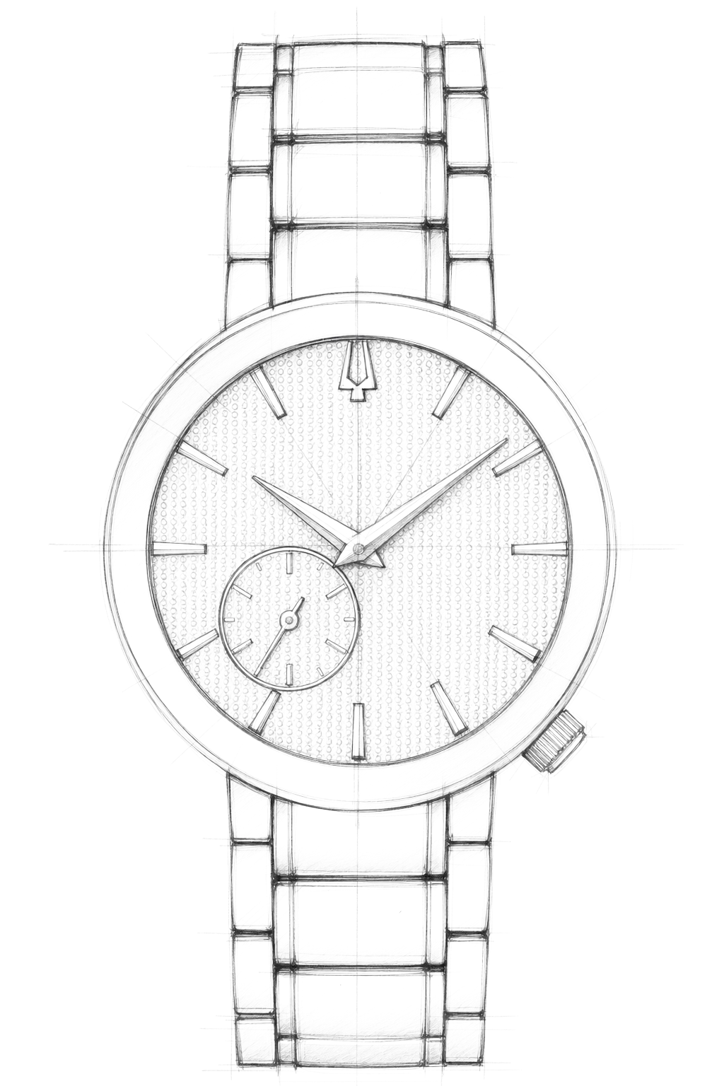 Watch technical diagram