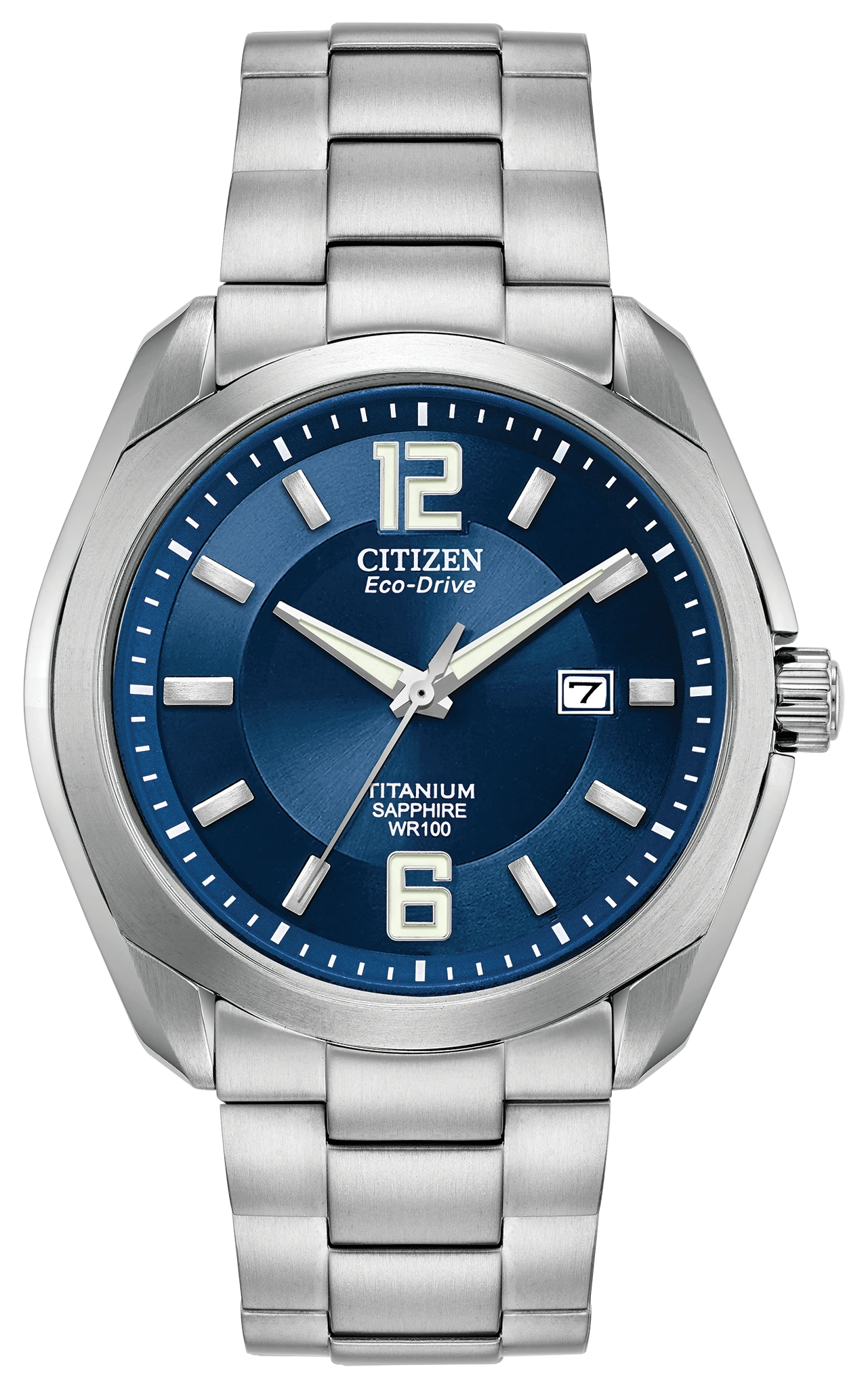 Chandler Blue Dial Super Titanium Bracelet BM7080-54L | CITIZEN