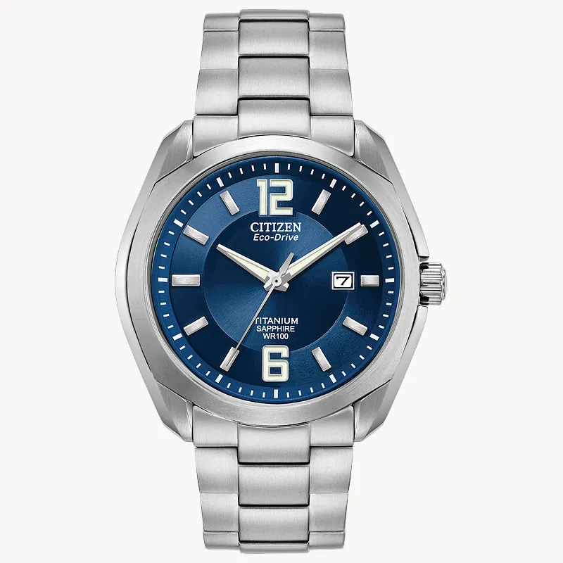 Chandler Blue Dial Super Titanium Bracelet BM7080-54L | CITIZEN Chandler Blue Dial Super Titanium Bracelet BM7080-54L | CITIZEN