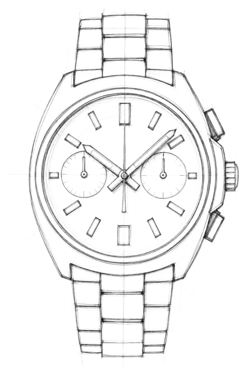 Watch technical diagram