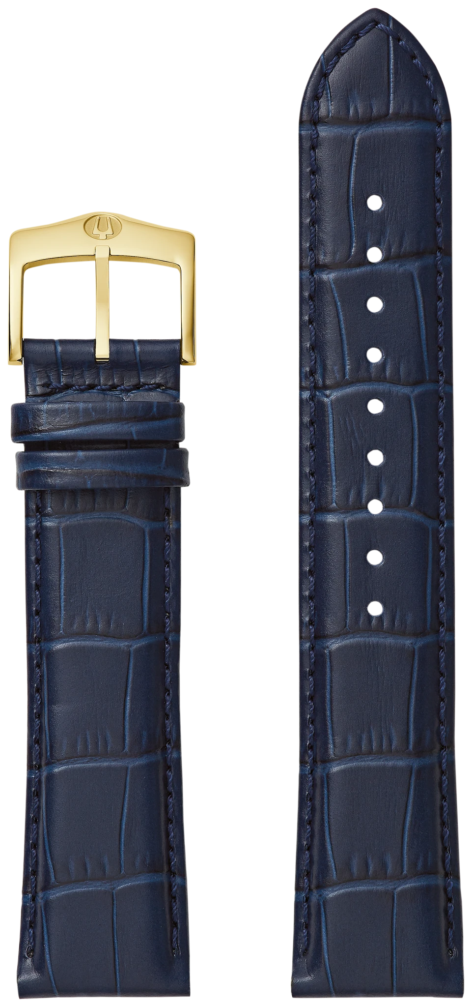 Navy Leather Strap