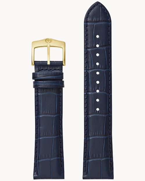 Navy Leather Strap image number 0