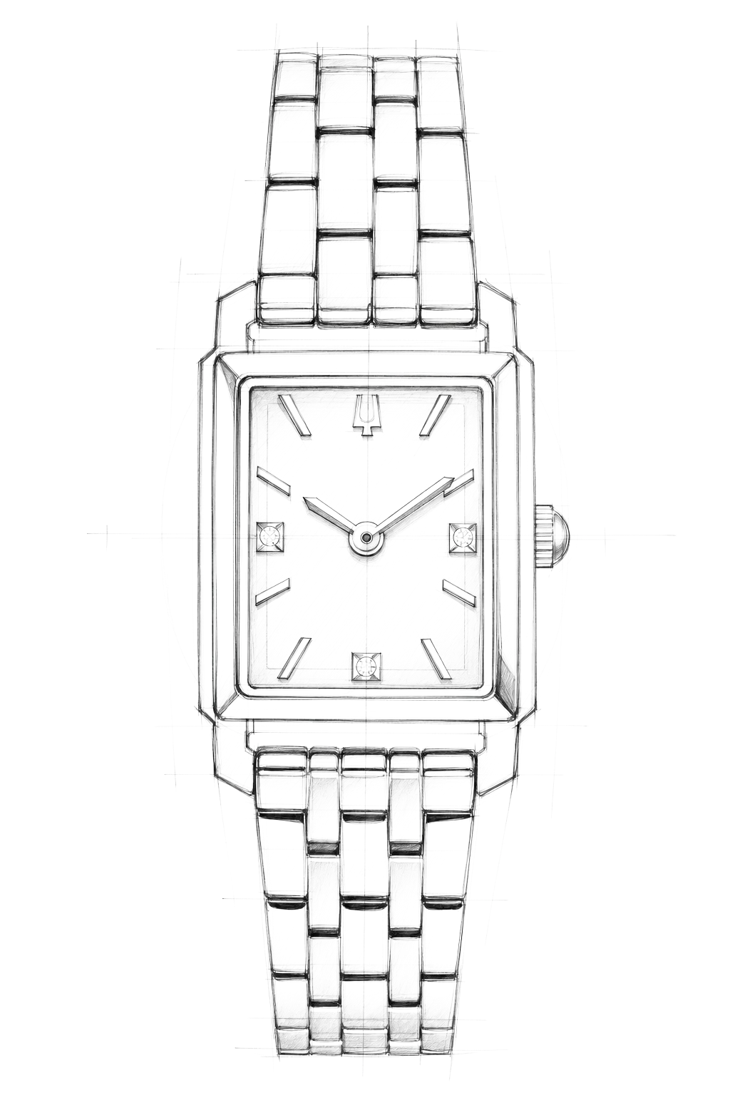 Watch technical diagram