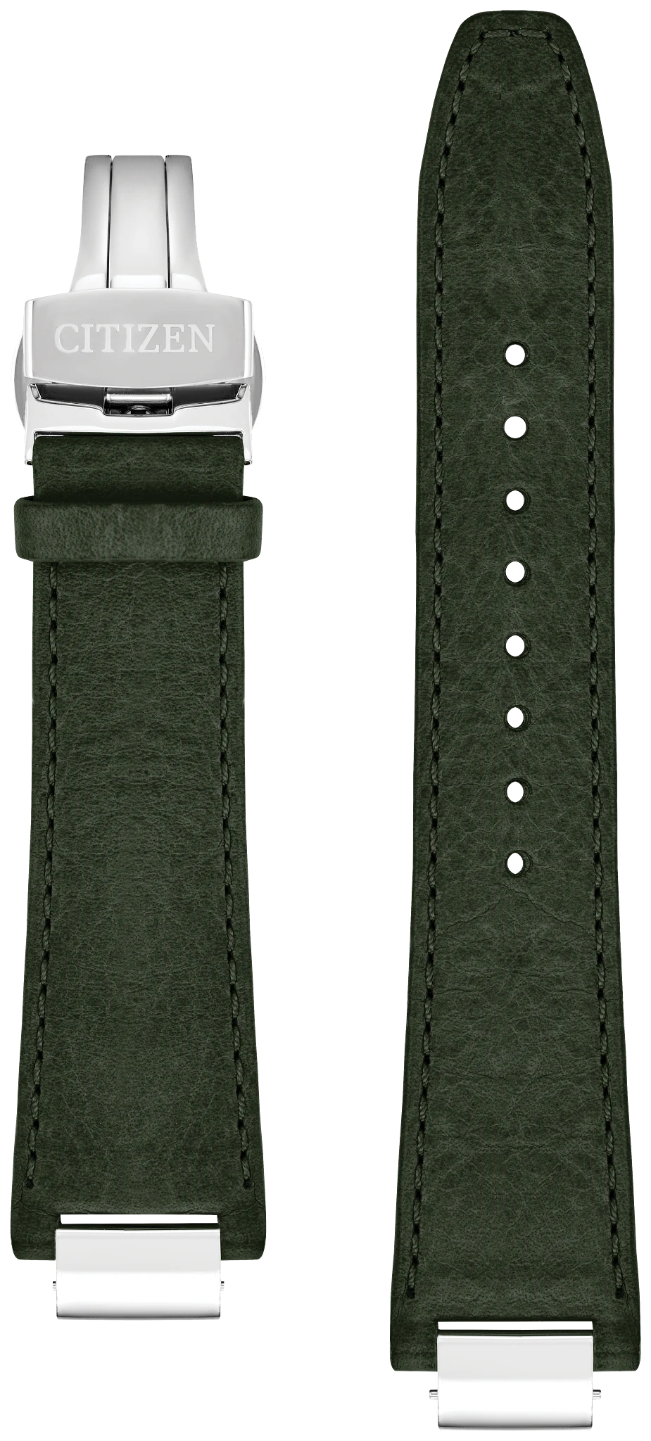 au maison Green Leather Strap Dial 59-009L6-02