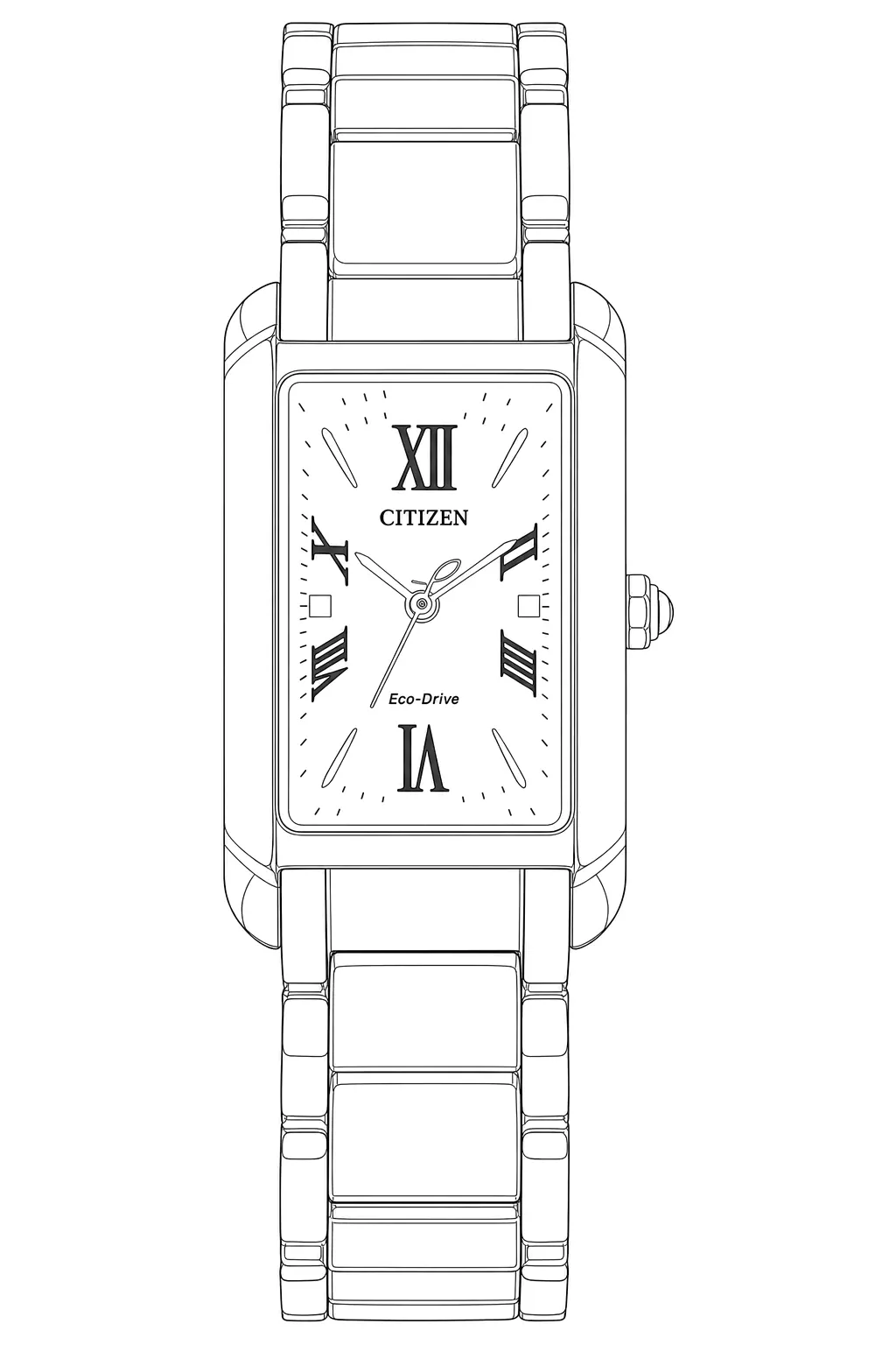 Watch technical diagram