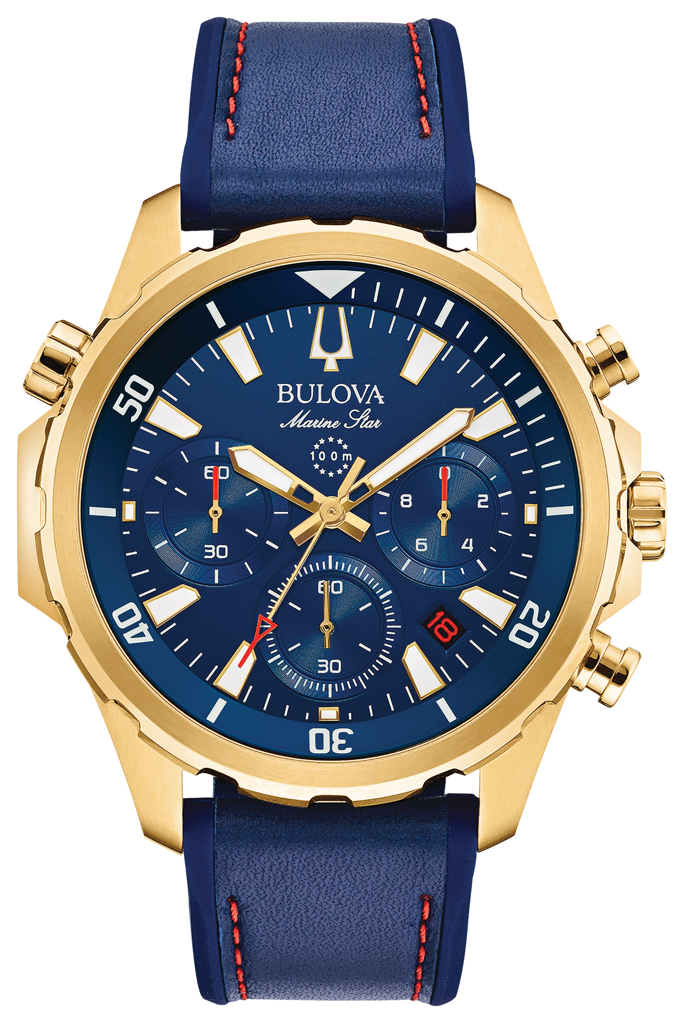 Bulova Marine Star Mens Automatic Stainless Steel Blue Dial Watch –  Boulevard Diamonds