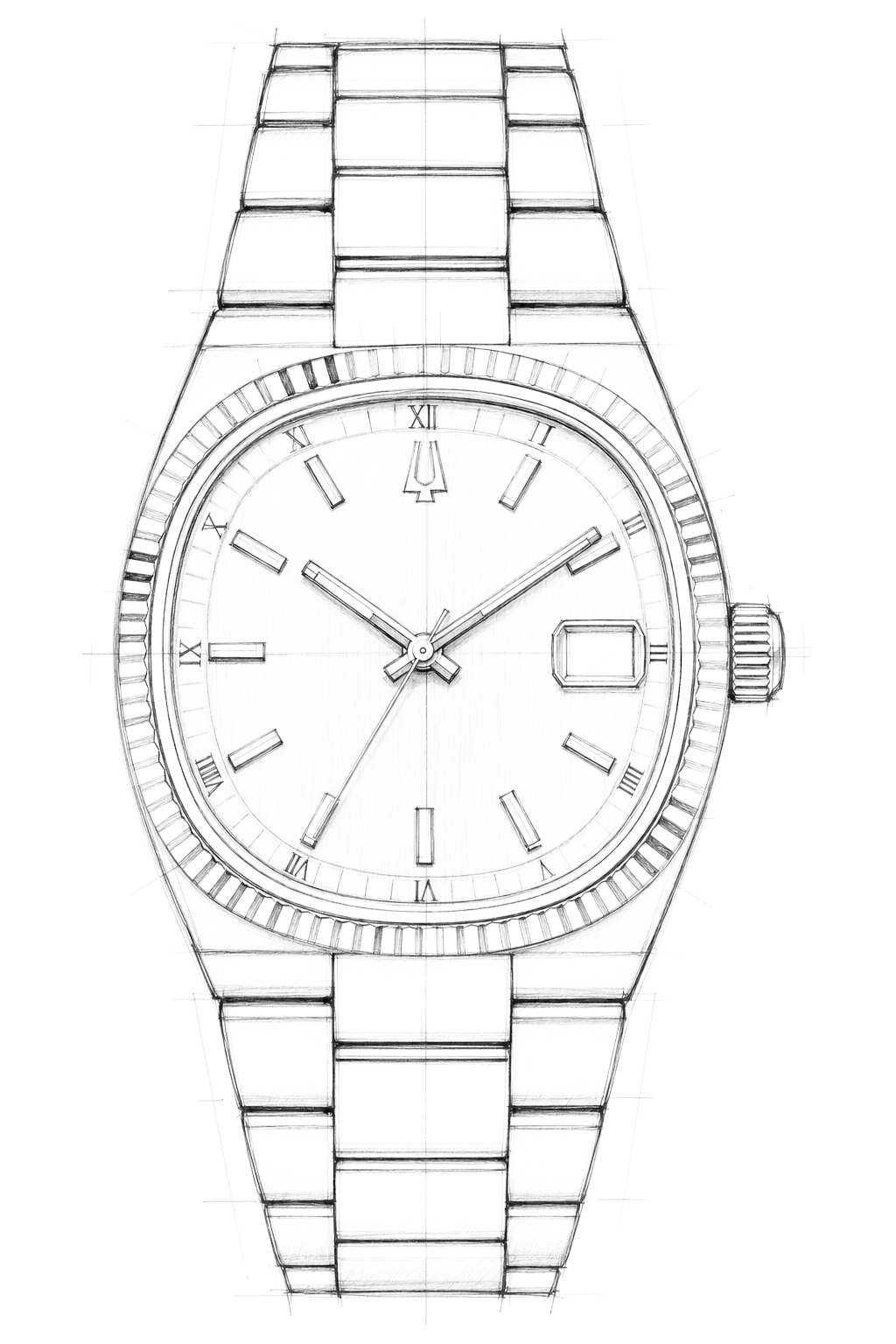 Watch technical diagram
