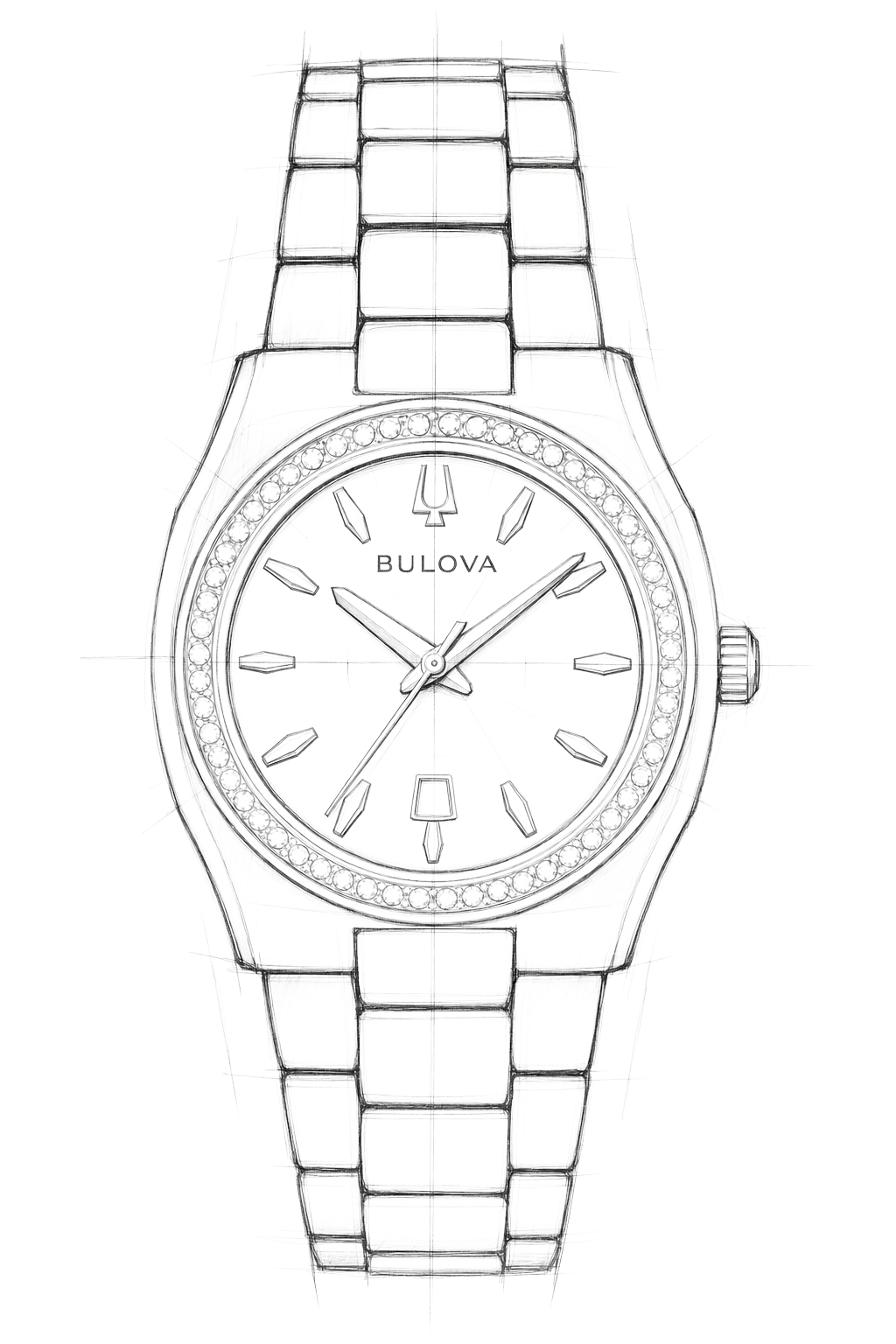 Watch technical diagram