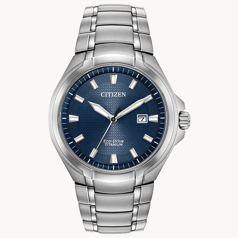 Citizen eco drive blue face watch discount