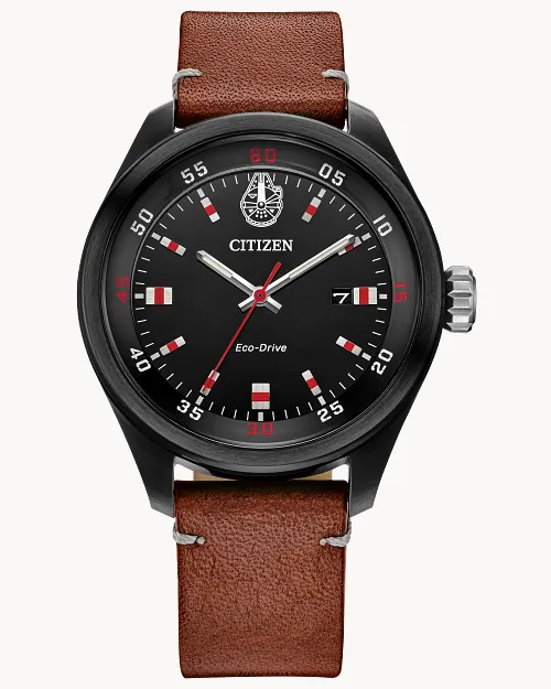 Chewbacca Black Dial Leather Strap AW5008-06W | CITIZEN Chewbacca Black Dial Leather Strap AW5008-06W | CITIZEN