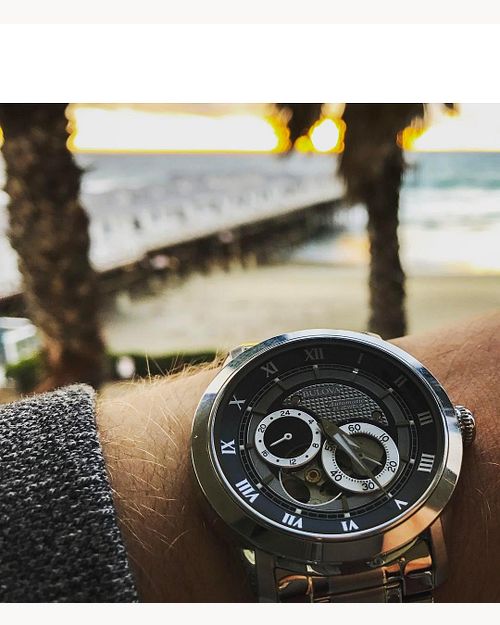 Bulova Classic Men s Silver Black Leather Classic Watch Bulova