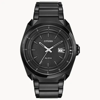 Chandler Black Dial Stainless Steel Bracelet AW1018-55E | CITIZEN Chandler Black Dial Stainless Steel Bracelet AW1018-55E | CITIZEN