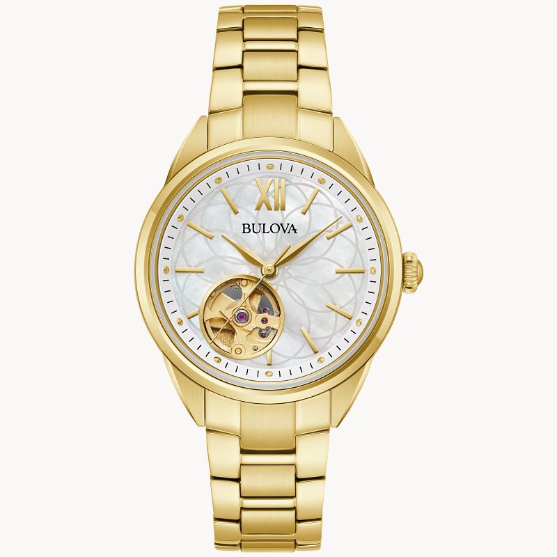【日本未発売】SALE ブローバ Bulova Sutton 自動巻き 97L172 White Dial Stainless Steel Bracelet Sutton 97L172 | Bulova