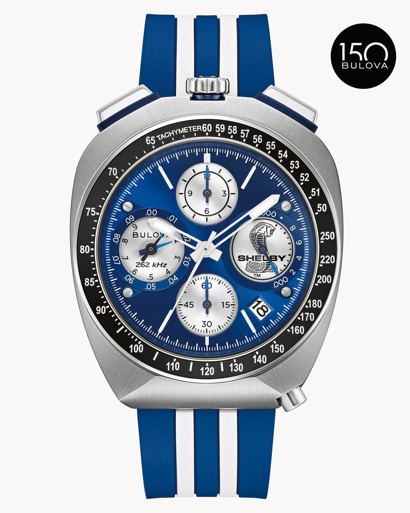 Reloj Bulova Azul SHELBY® Racer Chronograph para Caballero 98B452 ...