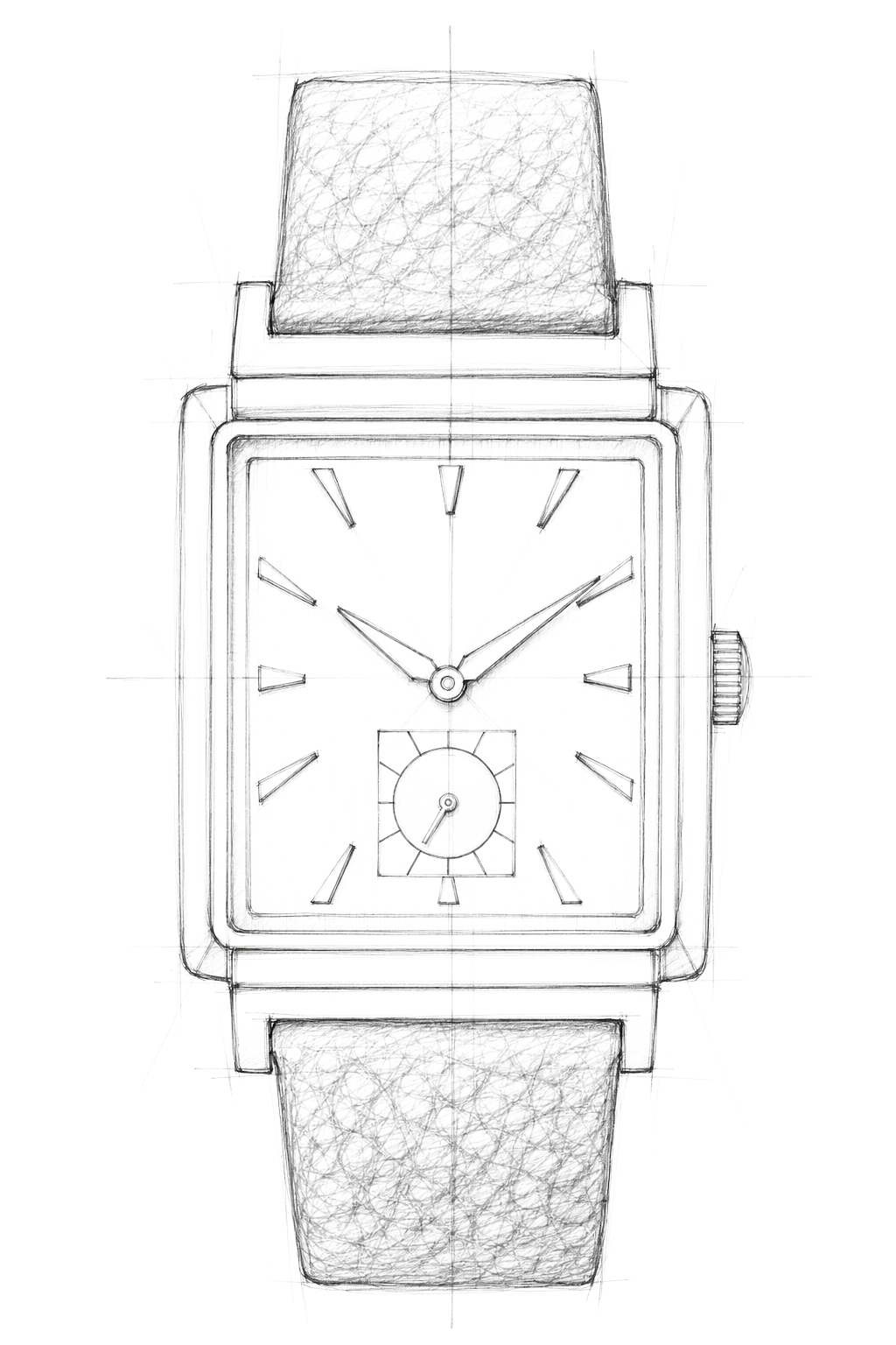 Watch technical diagram